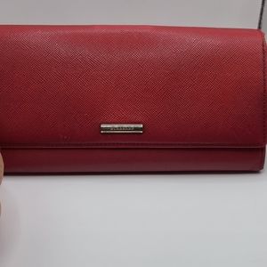 Authenticated Burberry Red Long Wallet